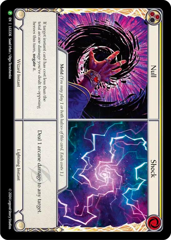 Null // Shock [LGS336] (Promo)  Cold Foil | Gam3 Escape