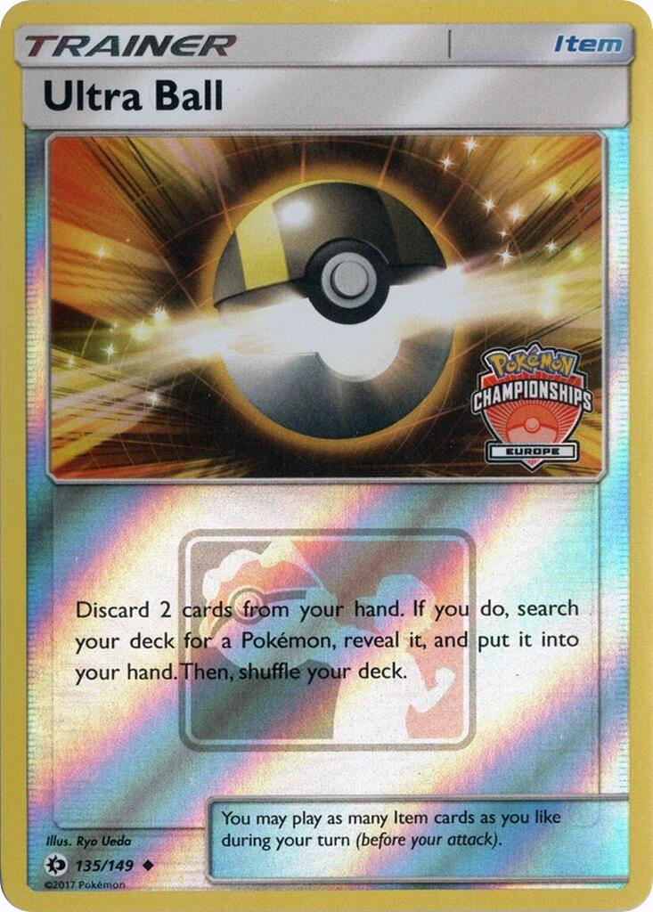 Ultra Ball (135/149) (Europe Championships) [League & Championship Cards] | Gam3 Escape