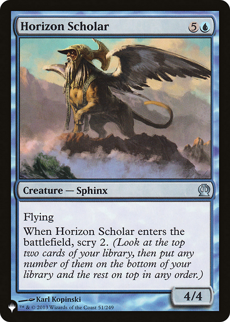 Horizon Scholar [The List] | Gam3 Escape