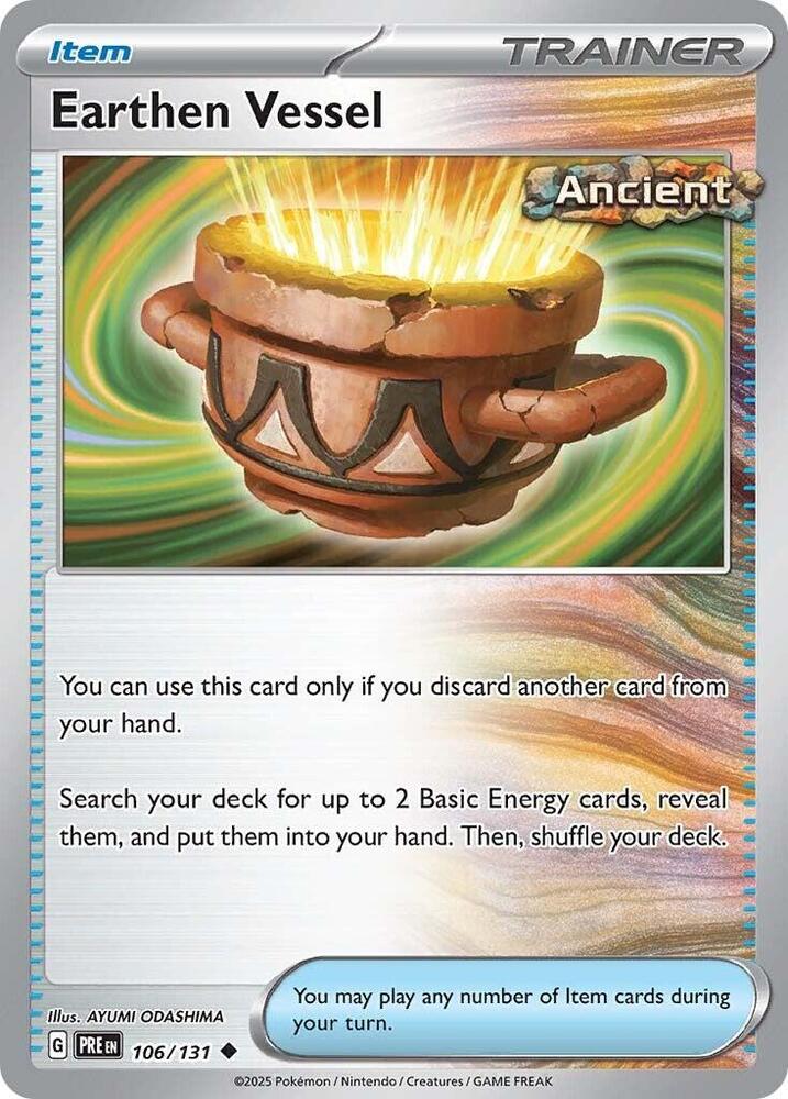 Earthen Vessel (106/131) [Scarlet & Violet: Prismatic Evolutions] | Gam3 Escape