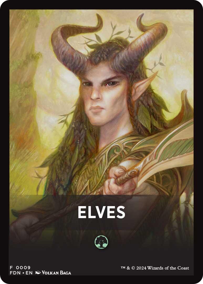 Elves Theme Card [Foundations Tokens] | Gam3 Escape