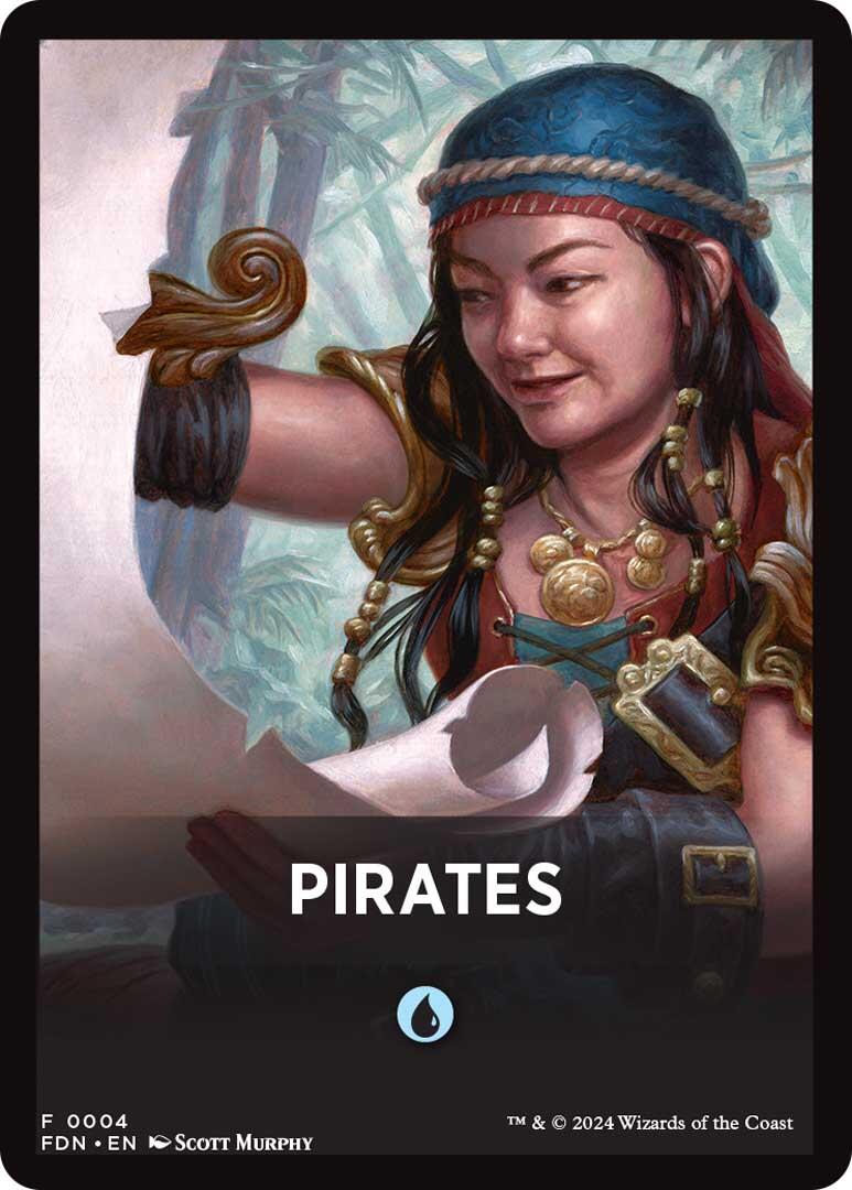 Pirates Theme Card [Foundations Tokens] | Gam3 Escape