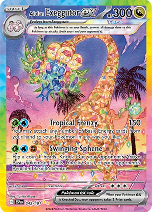 Alolan Exeggutor ex (242/191) [Scarlet & Violet: Surging Sparks] | Gam3 Escape