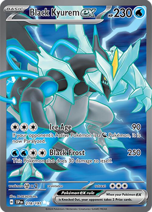 Black Kyurem ex (218/191) [Scarlet & Violet: Surging Sparks] | Gam3 Escape