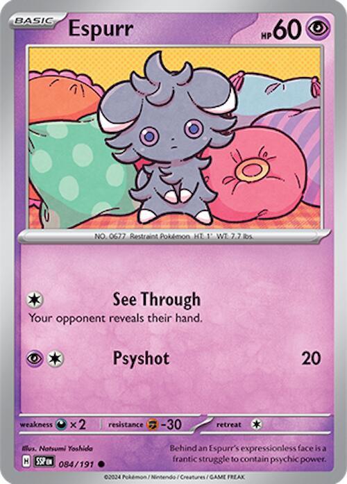 Espurr (084/191) [Scarlet & Violet: Surging Sparks] | Gam3 Escape