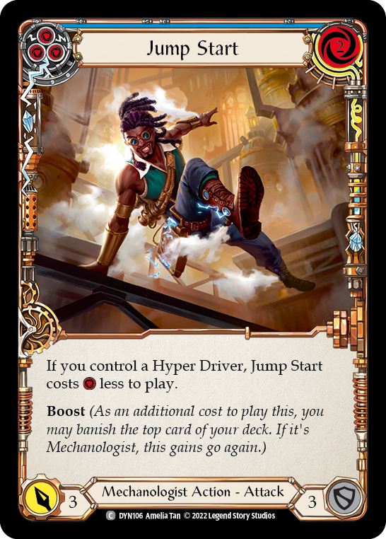Jump Start (Blue) [DYN106] (Dynasty)  Rainbow Foil | Gam3 Escape