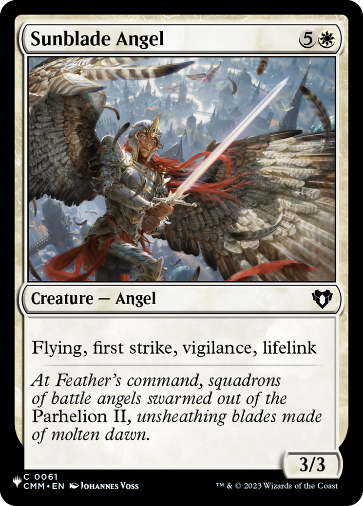 Sunblade Angel [The List Reprints] | Gam3 Escape