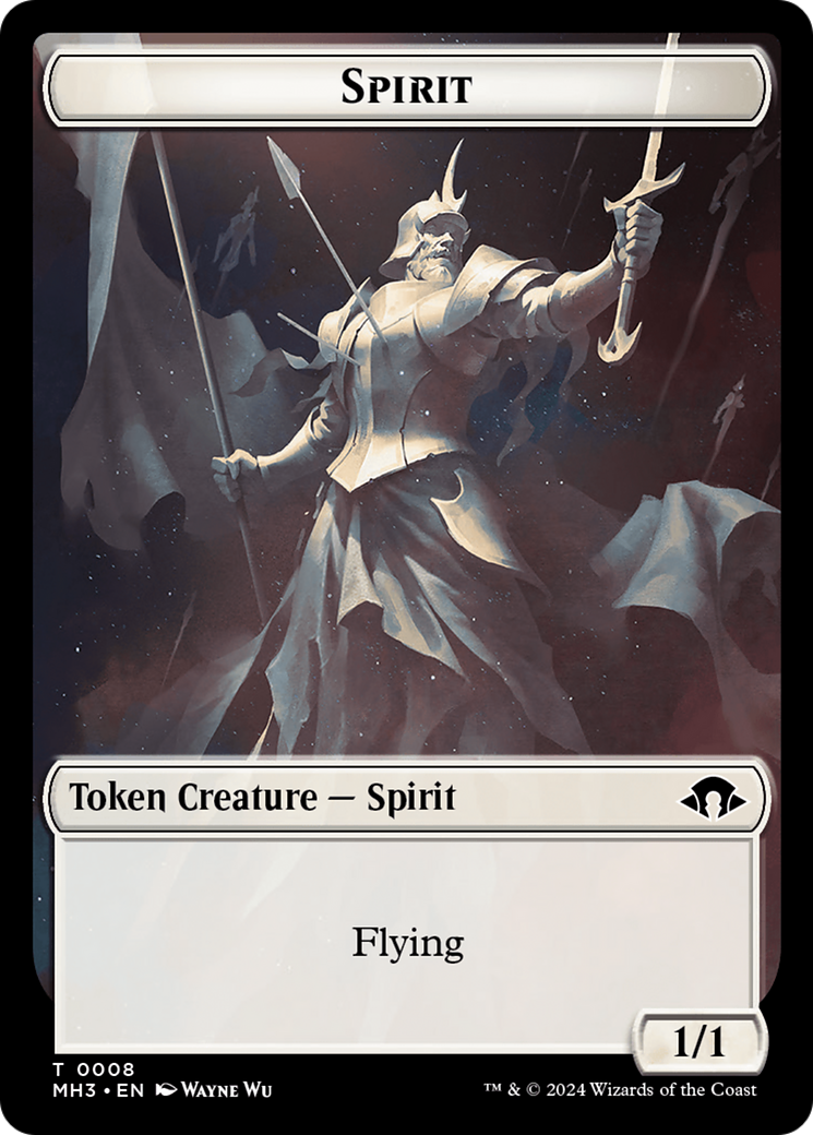 Eldrazi Spawn // Spirit (0008) Double-Sided Token [Modern Horizons 3 Tokens] | Gam3 Escape