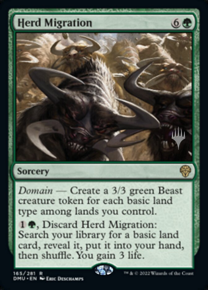 Herd Migration (Promo Pack) [Dominaria United Promos] | Gam3 Escape