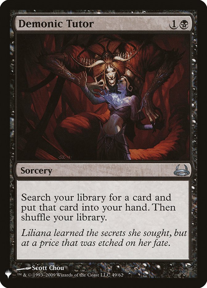 Demonic Tutor [Mystery Booster] | Gam3 Escape