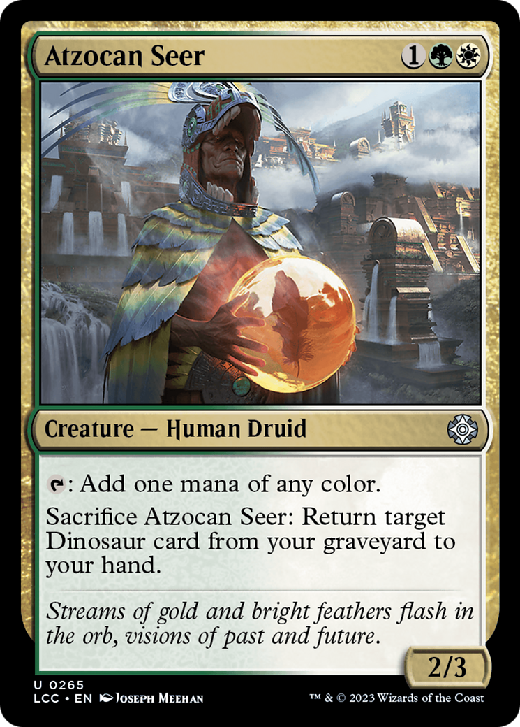 Atzocan Seer [The Lost Caverns of Ixalan Commander] | Gam3 Escape