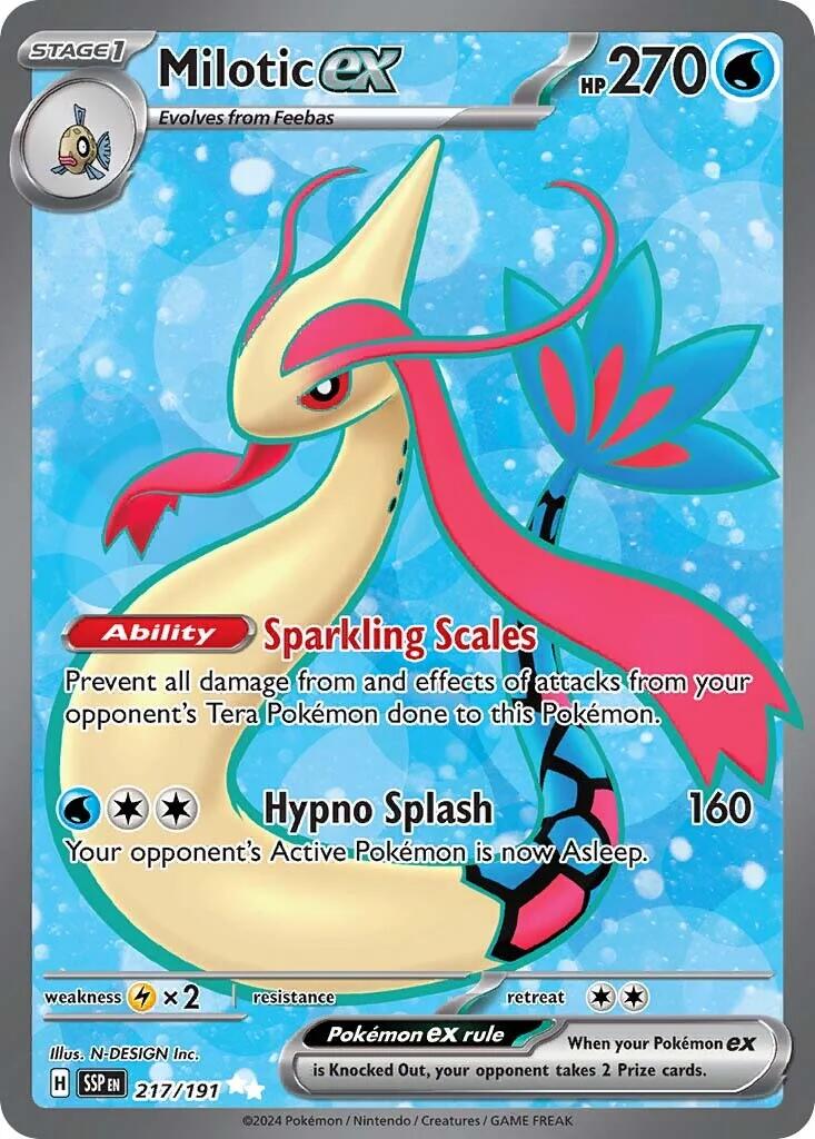 Milotic ex (217/191) [Scarlet & Violet: Surging Sparks] | Gam3 Escape