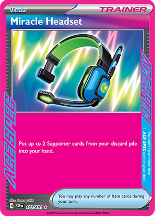 Miracle Headset (183/191) [Scarlet & Violet: Surging Sparks] | Gam3 Escape