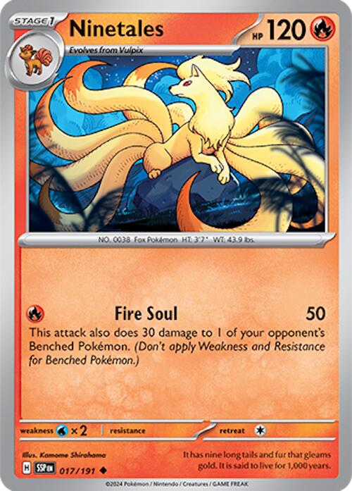 Ninetales (017/191) [Scarlet & Violet: Surging Sparks] | Gam3 Escape