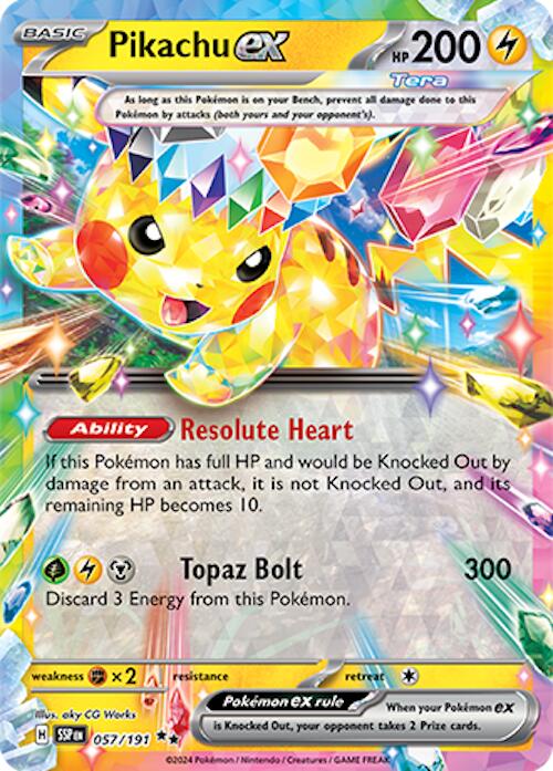 Pikachu ex (057/191) [Scarlet & Violet: Surging Sparks] | Gam3 Escape