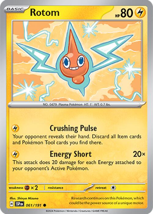 Rotom (061/191) [Scarlet & Violet: Surging Sparks] | Gam3 Escape