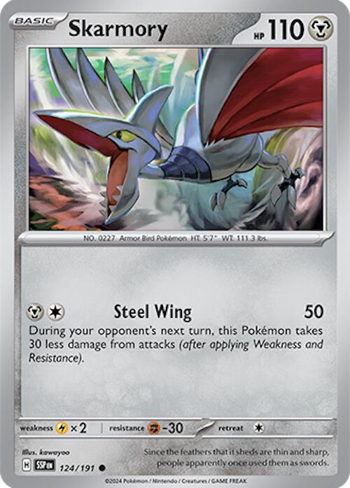 Skarmory (124/191) [Scarlet & Violet: Surging Sparks] | Gam3 Escape
