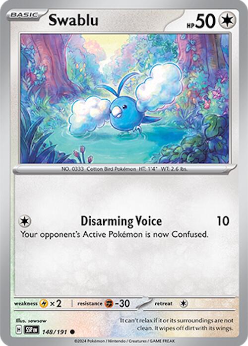 Swablu (148/191) [Scarlet & Violet: Surging Sparks] | Gam3 Escape