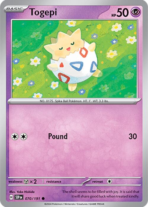 Togepi (070/191) [Scarlet & Violet: Surging Sparks] | Gam3 Escape