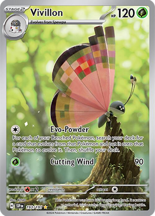 Vivillon (193/191) [Scarlet & Violet: Surging Sparks] | Gam3 Escape