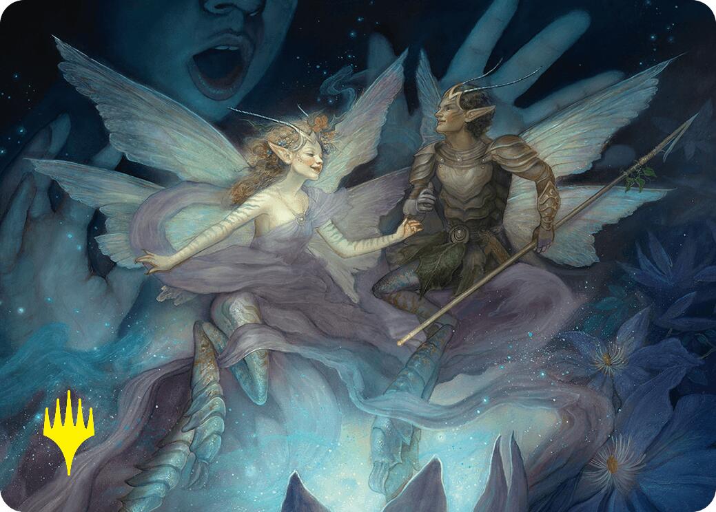 Faebloom Trick Art Card (6/54) (Gold-Stamped Signature) [Foundations Art Series] | Gam3 Escape