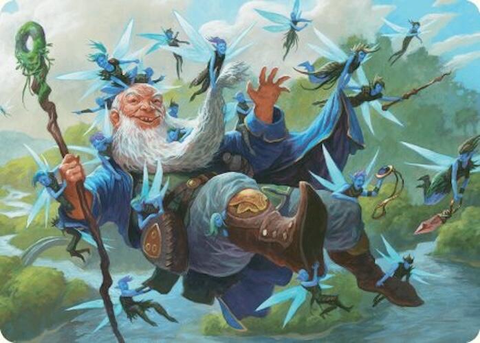 Mischievous Mystic Art Card (7/54) [Foundations Art Series] | Gam3 Escape