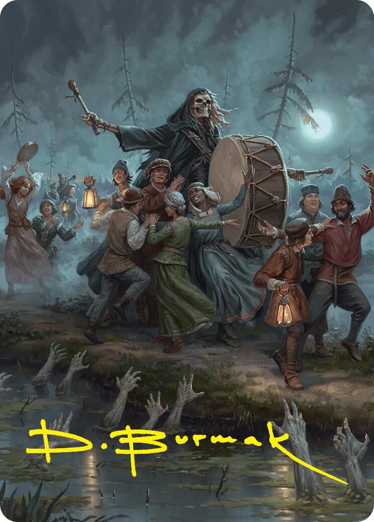 Blasphemous Edict Art Card (35/54) (Gold-Stamped Signature) [Foundations Art Series] | Gam3 Escape