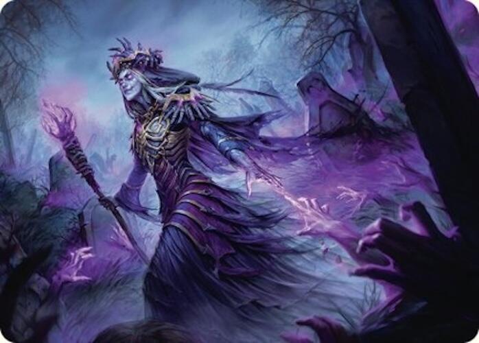 Zul Ashur, Lich Lord Art Card (10/54) [Foundations Art Series] | Gam3 Escape