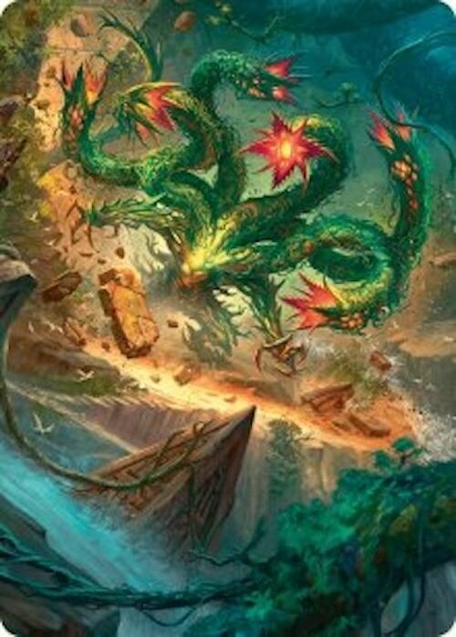 Mossborn Hydra Art Card (42/54) [Foundations Art Series] | Gam3 Escape