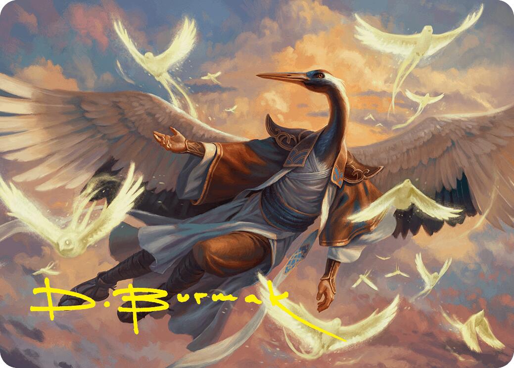Kykar, Zephyr Awakener Art Card (16/54) (Gold-Stamped Signature) [Foundations Art Series] | Gam3 Escape