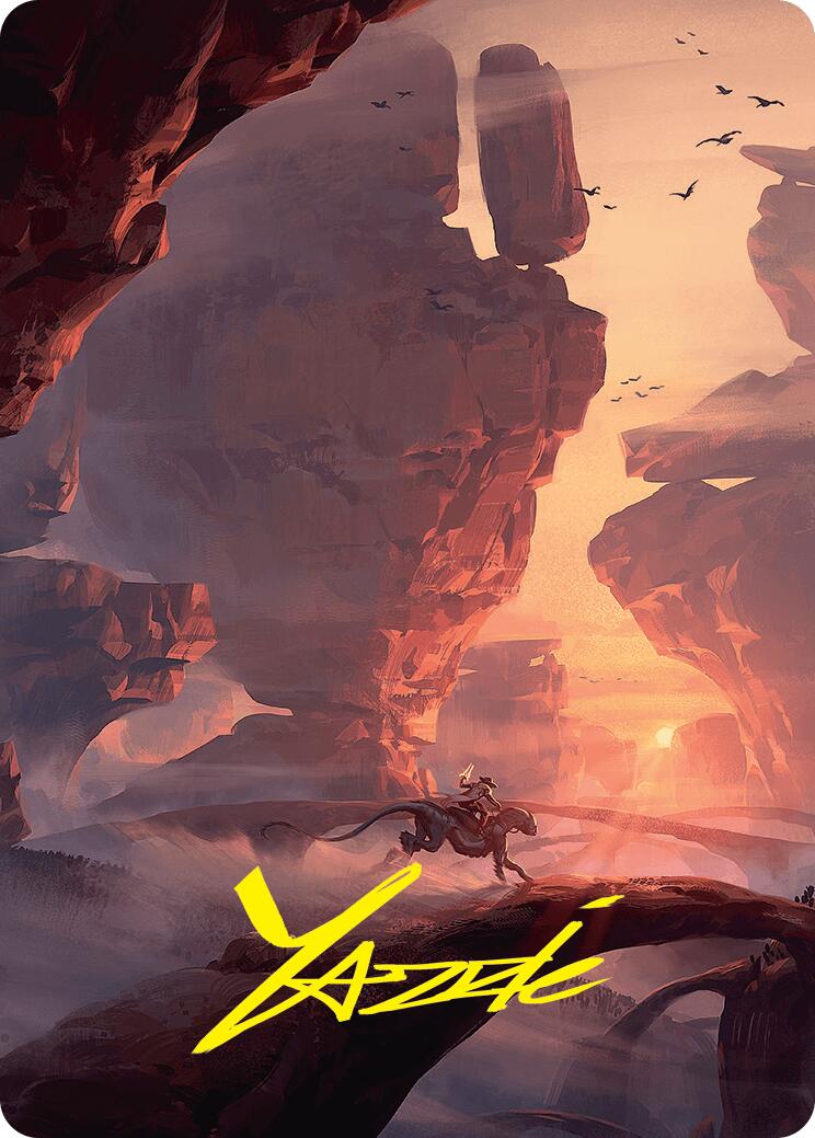 Mountain Art Card (24/54) (Gold-Stamped Signature) [Foundations Art Series] | Gam3 Escape
