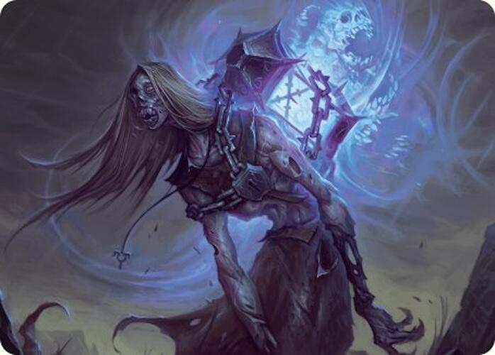 Soul-Shackled Zombie Art Card (9/54) [Foundations Art Series] | Gam3 Escape