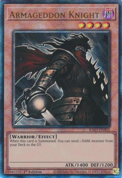 Armageddon Knight (UTR) [RA03-EN002] Prismatic Ultimate Rare | Gam3 Escape