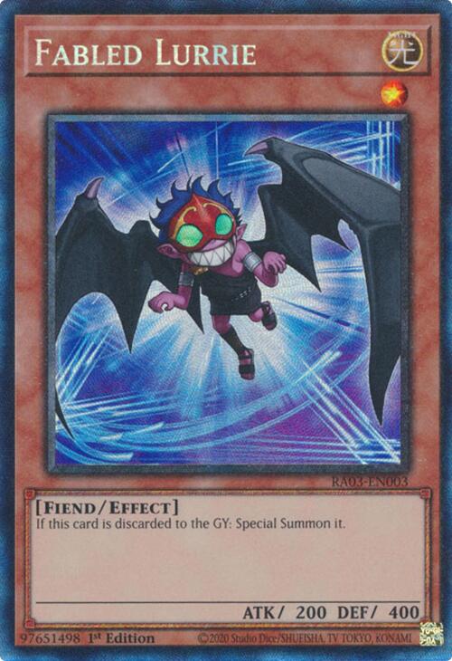 Fabled Lurrie (CR) [RA03-EN003] Prismatic Collector's Rare | Gam3 Escape