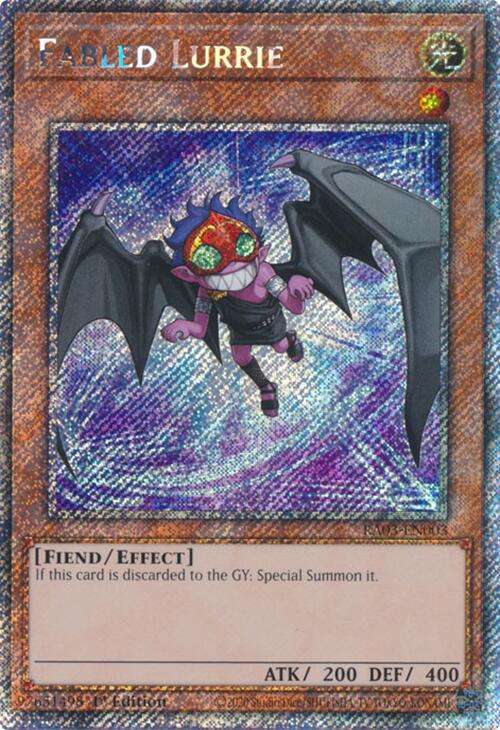 Fabled Lurrie (Platinum Secret Rare) [RA03-EN003] Platinum Secret Rare | Gam3 Escape