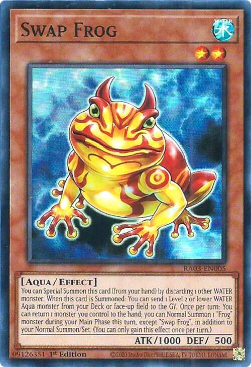 Swap Frog [RA03-EN005] Super Rare | Gam3 Escape