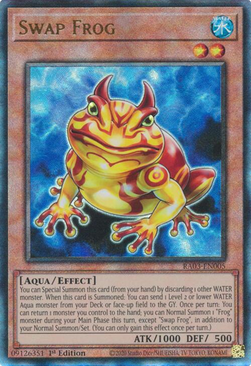 Swap Frog (UTR) [RA03-EN005] Prismatic Ultimate Rare | Gam3 Escape