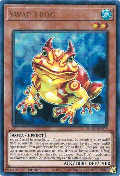 Swap Frog (UR) [RA03-EN005] Ultra Rare | Gam3 Escape