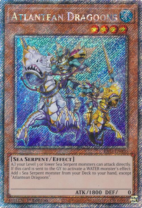 Atlantean Dragoons (Platinum Secret Rare) [RA03-EN006] Platinum Secret Rare | Gam3 Escape