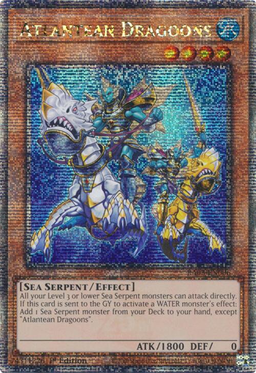 Atlantean Dragoons (Quarter Century Secret Rare) [RA03-EN006] Quarter Century Secret Rare | Gam3 Escape