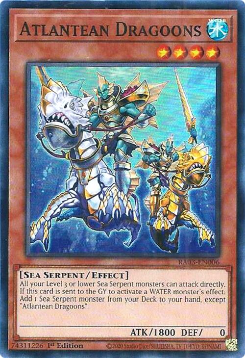 Atlantean Dragoons [RA03-EN006] Super Rare | Gam3 Escape