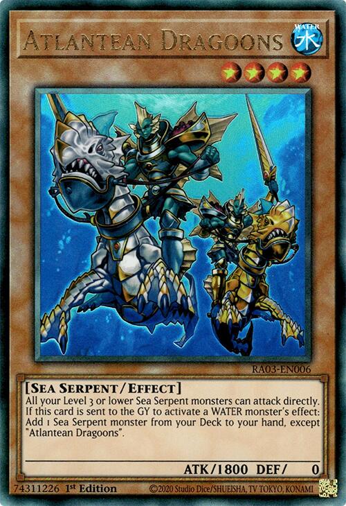 Atlantean Dragoons (UTR) [RA03-EN006] Prismatic Ultimate Rare | Gam3 Escape