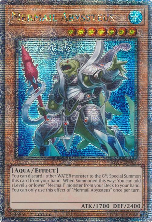 Mermail Abyssteus (Quarter Century Secret Rare) [RA03-EN007] Quarter Century Secret Rare | Gam3 Escape