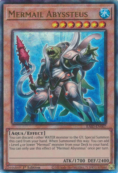Mermail Abyssteus (UTR) [RA03-EN007] Prismatic Ultimate Rare | Gam3 Escape