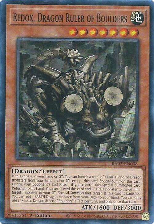 Redox, Dragon Ruler of Boulders [RA03-EN008] Super Rare | Gam3 Escape