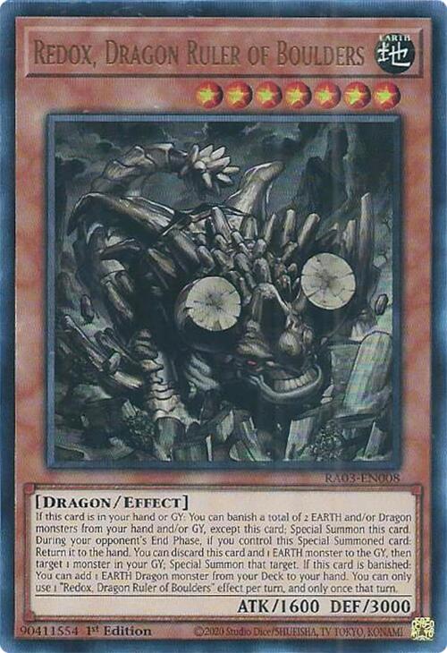 Redox, Dragon Ruler of Boulders (UR) [RA03-EN008] Ultra Rare | Gam3 Escape