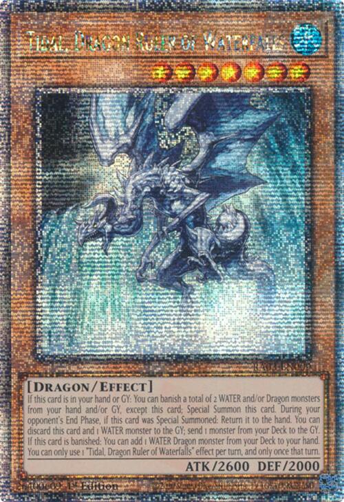 Tidal, Dragon Ruler of Waterfalls (Quarter Century Secret Rare) [RA03-EN009] Quarter Century Secret Rare | Gam3 Escape