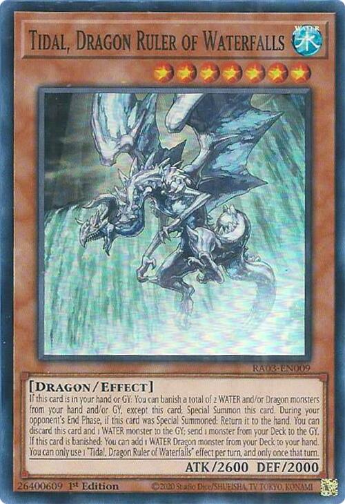 Tidal, Dragon Ruler of Waterfalls [RA03-EN009] Super Rare | Gam3 Escape