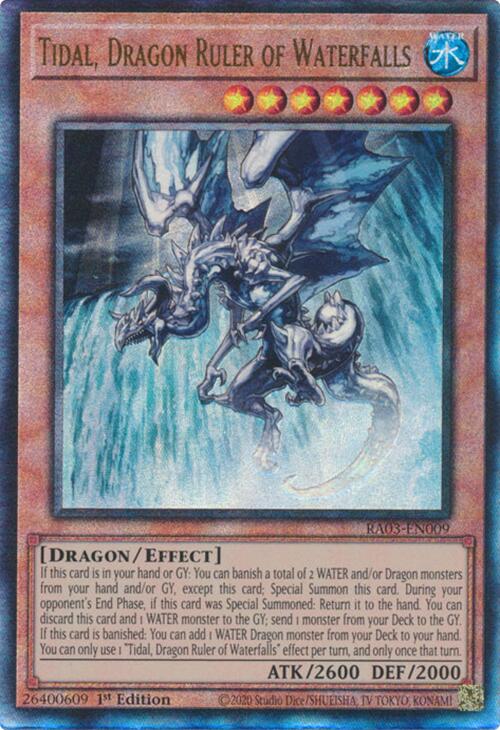 Tidal, Dragon Ruler of Waterfalls (UTR) [RA03-EN009] Prismatic Ultimate Rare | Gam3 Escape