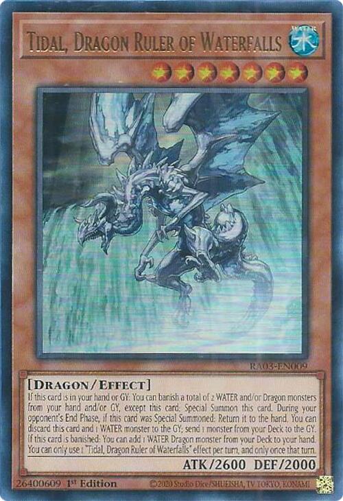 Tidal, Dragon Ruler of Waterfalls (UR) [RA03-EN009] Ultra Rare | Gam3 Escape